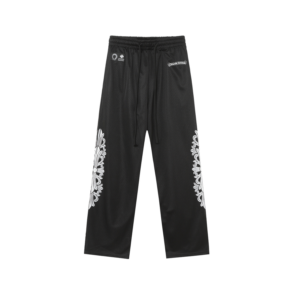 Chrome Hearts Mattyboy graffiti red mesh track pants 9997