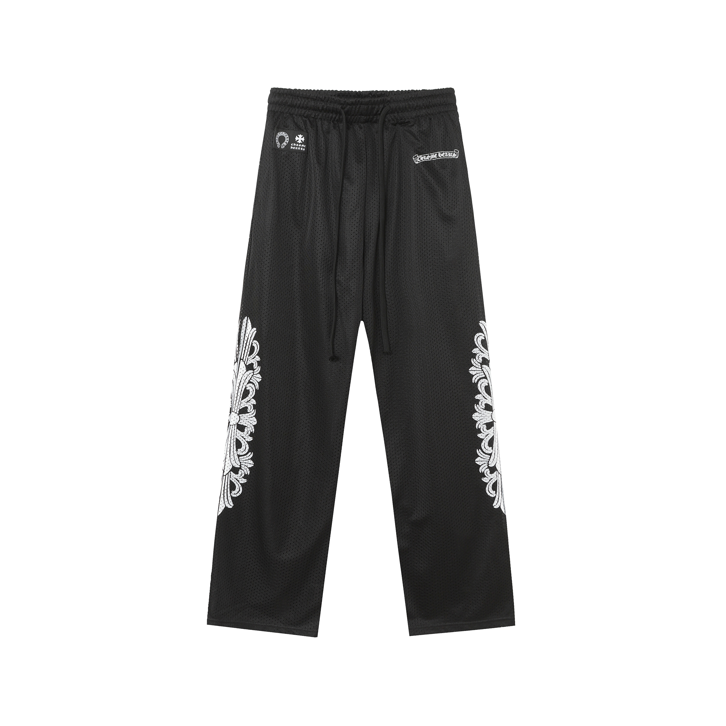 Chrome Hearts Mattyboy graffiti red mesh track pants 9997