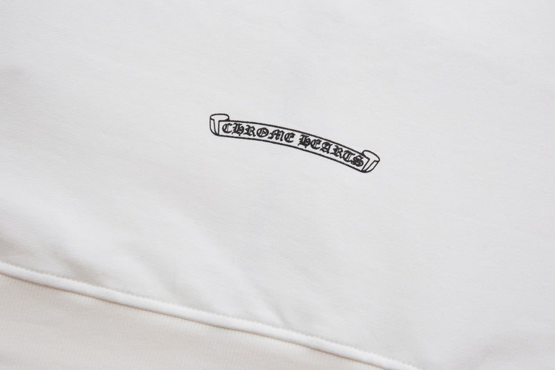 Chrome Hearts Horseshoe Floral Sleeve Zip Up Hoodie 5001