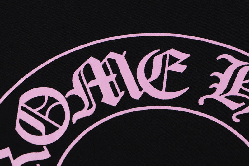 Chrome Hearts  Purple Horseshoe Logo Hoodie 7026