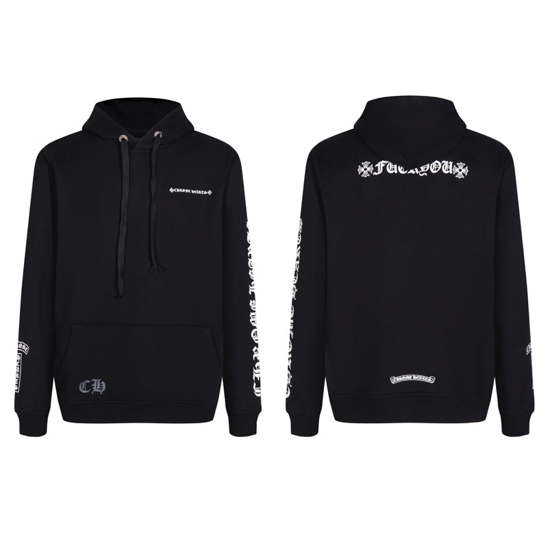 Chrome Hearts  Matty Boy Shoulder Logo Hoodie 7033