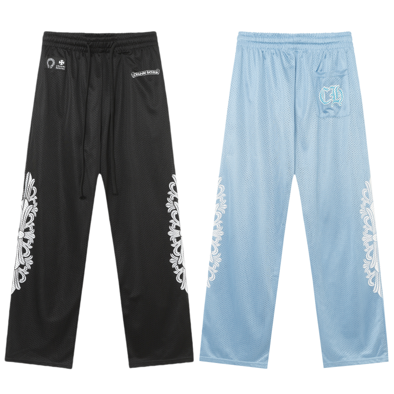 Chrome Hearts Mattyboy graffiti red mesh track pants 9997