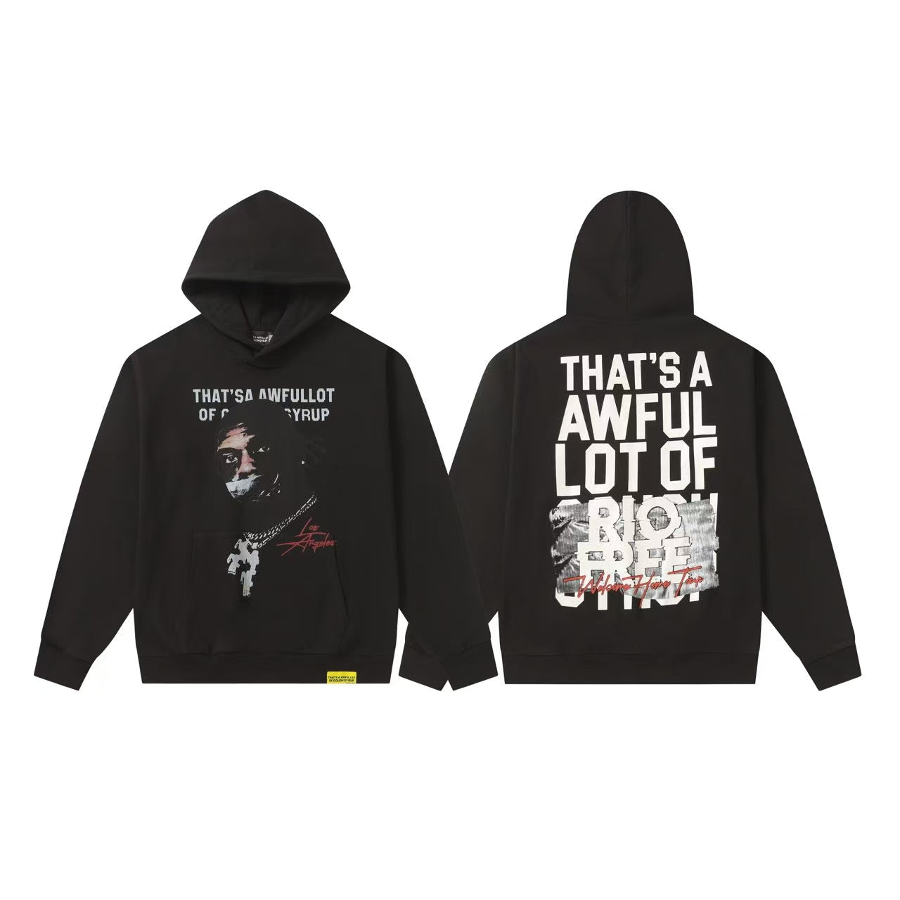 That's A Awful Lot Of Cough Syrup Classic Black Hoodie