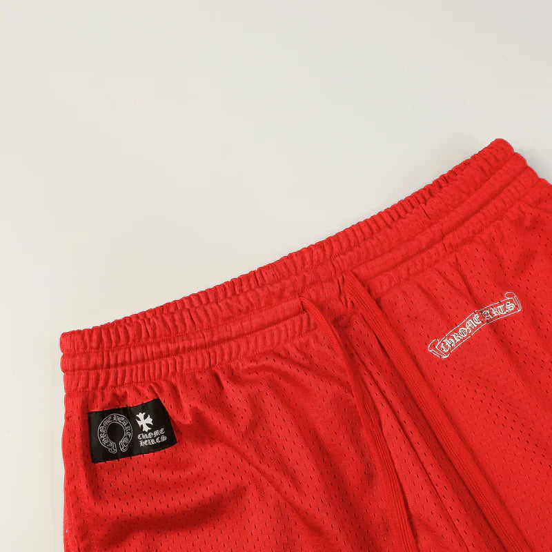 Chrome Hearts Mattyboy graffiti red mesh track pants 9997