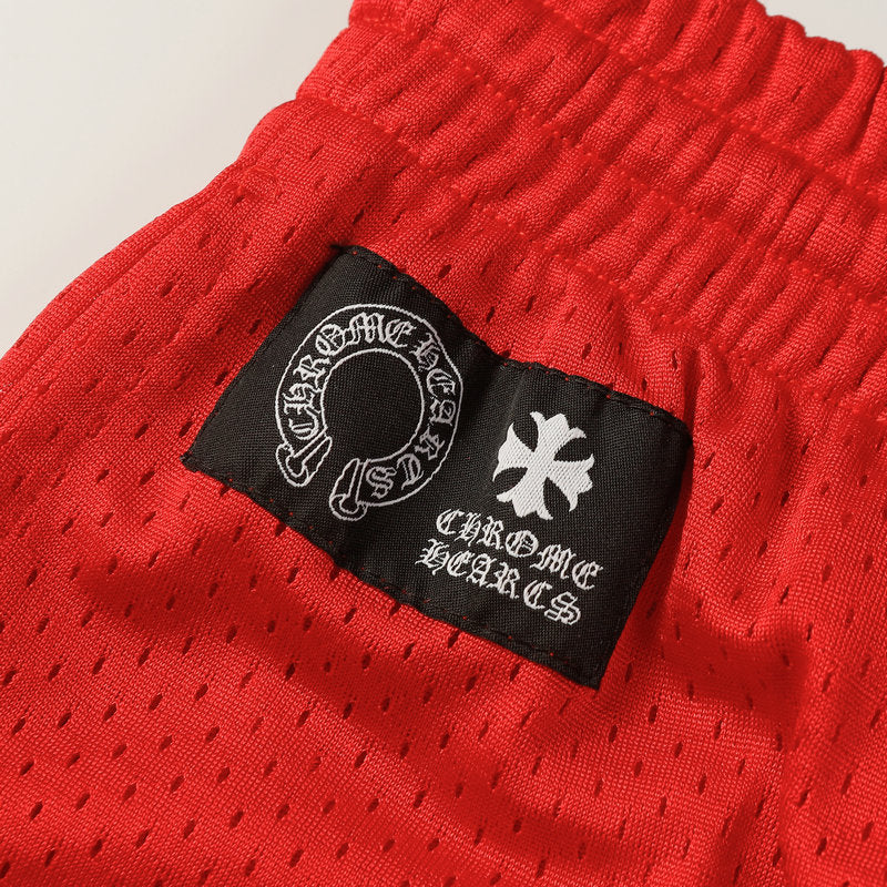 Chrome Hearts Mattyboy graffiti red mesh track pants 9997